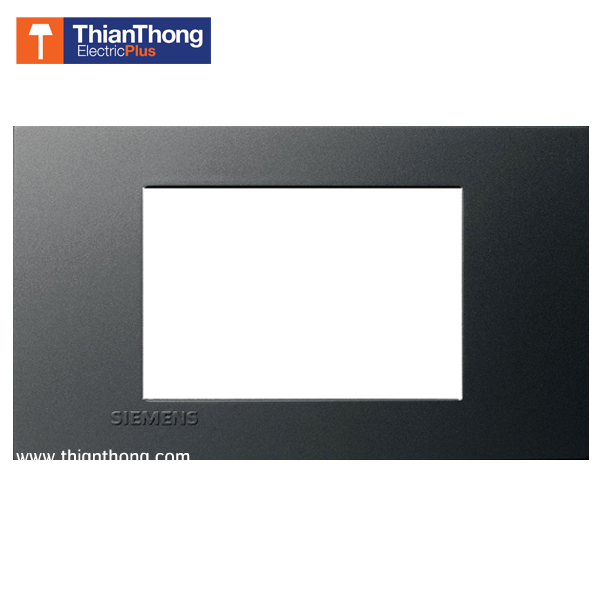 Siemens ฝา 3 ช่อง ซีเมนส์ ขนาด 120 mm 3 Module cover plate and frame - Delta zaio