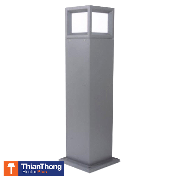 โคมไฟสนาม โคมเสาสนาม อลูมิเนียม เหลี่ยมสีเทา (Aluminium) Garden Light Gray TSL-11-23076-A/SG