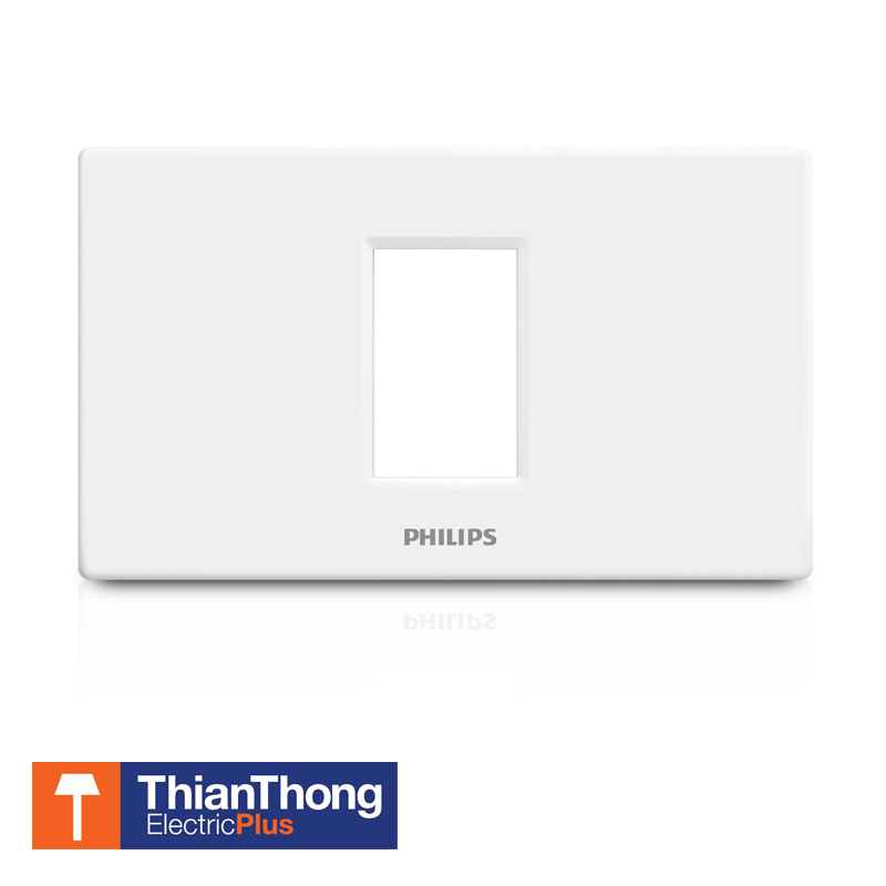Philips หน้ากาก ฝา 1 ช่อง ฟิลิปส์ รุ่นลีฟ LeafStyle 1M Cover