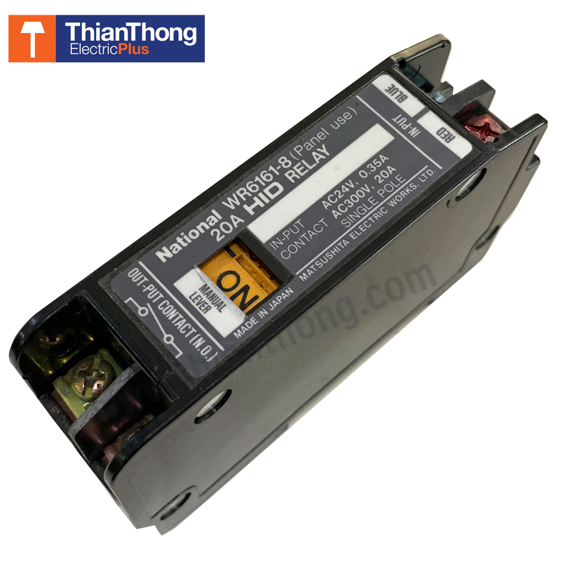 National (Panasonic) รีเลย์ เนชั่นแนล พานาโซนิค HID Relay WR6161-8 20A