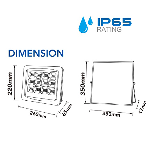 Modi สปอร์ตไลท์ โซล่าเซลล์ โมดิ Flood Light Solar Cell 100W Daylight MD-PT77100LY