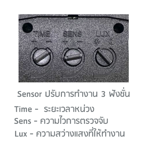 Philips โคมไฟสปอร์ตไลท์ พร้อม เซ็นเซอร์ Security Light LED BWS220 2x15W  (30W)