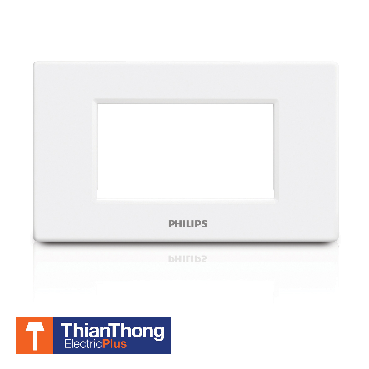 Philips หน้ากาก ฝา 3 ช่องแยก ฟิลิปส์ รุ่นลีฟ LeafStyle 3M Cover