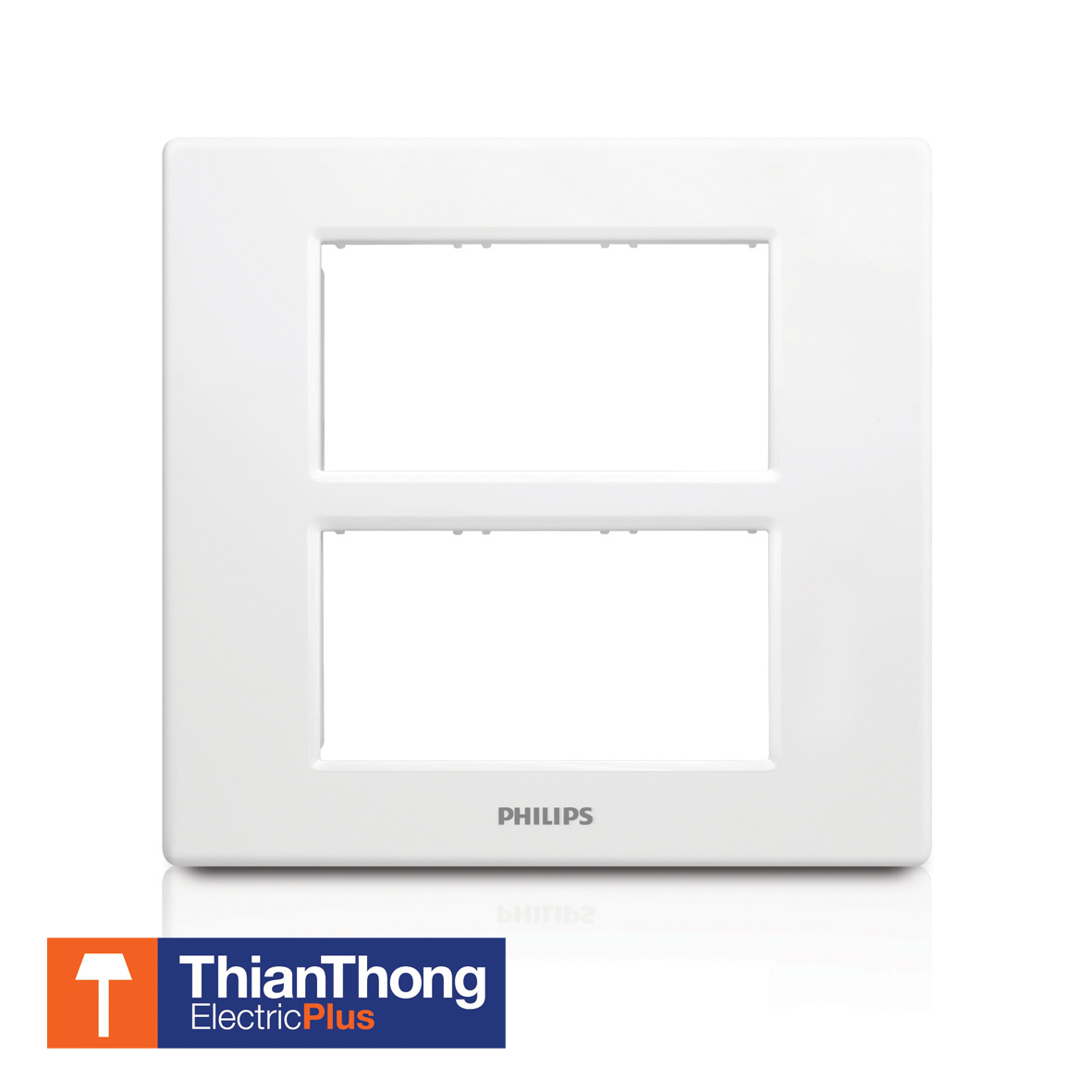Philips หน้ากาก ฝา 6 ช่อง ฟิลิปส์ รุ่นลีฟ LeafStyle 6M Cover