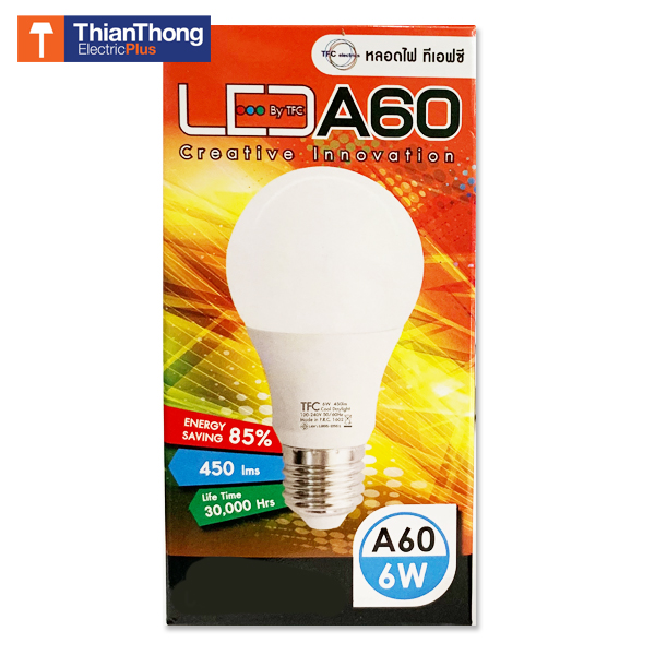 TFC หลอดไฟ ทีเอฟซี LED Bulb 6W