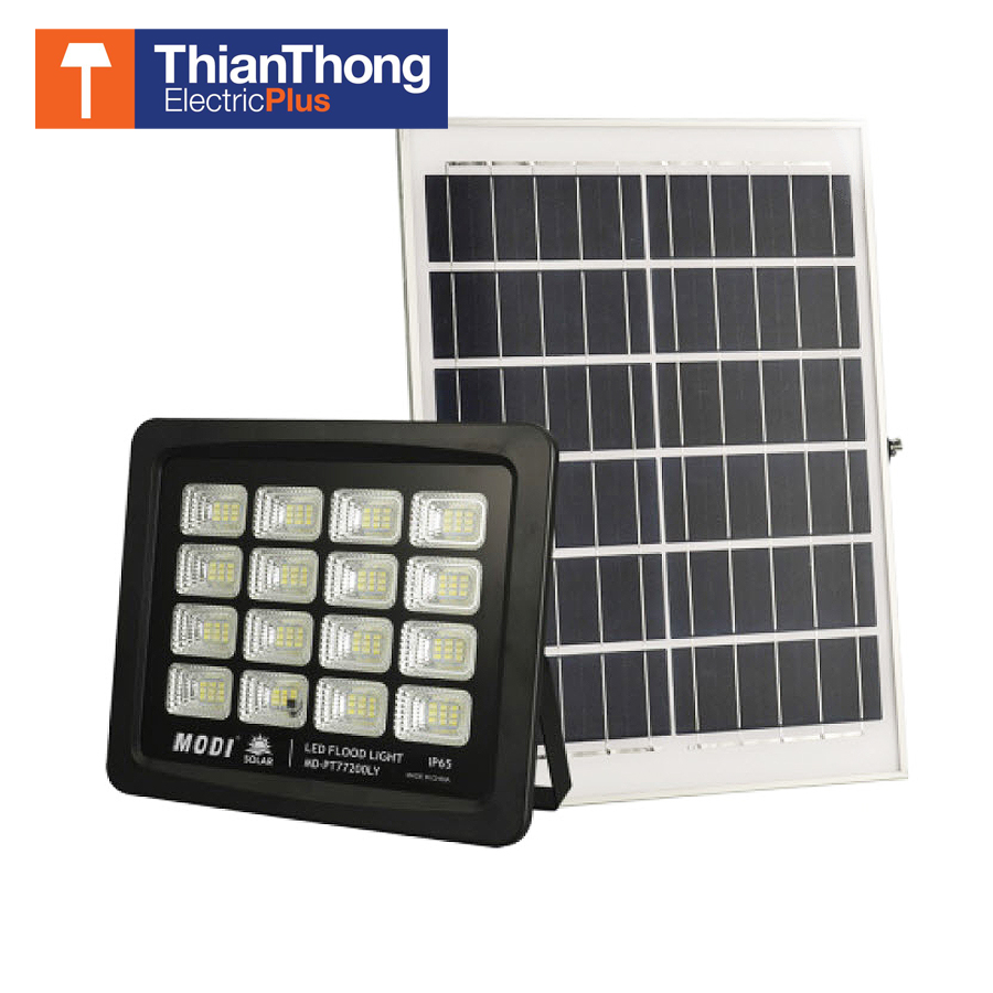 Modi สปอร์ตไลท์ โซล่าเซลล์ โมดิ Flood Light Solar Cell 200W Daylight MD-PT77200LY