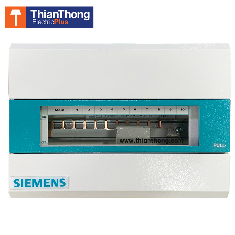 Siemens Alpha Simbox Consumer Units ซีเมนส์ 10 Circuits 1 Phase 2 Poles  220V 10 ช่อง 8GB3311-3TH01
