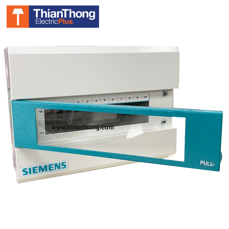 Siemens Alpha Simbox Consumer Units ซีเมนส์ 10 Circuits 1 Phase 2 Poles  220V 10 ช่อง 8GB3311-3TH01