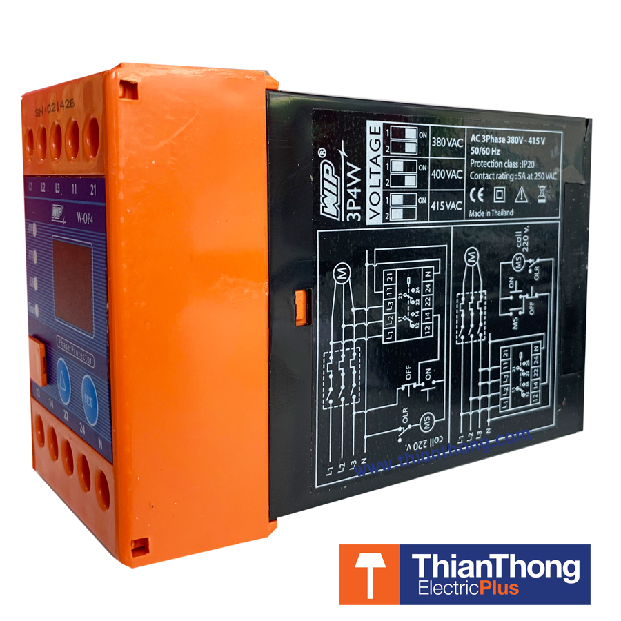 WIP เฟสโปรเทคชั่น Phase Protector 380V W-OP4 
