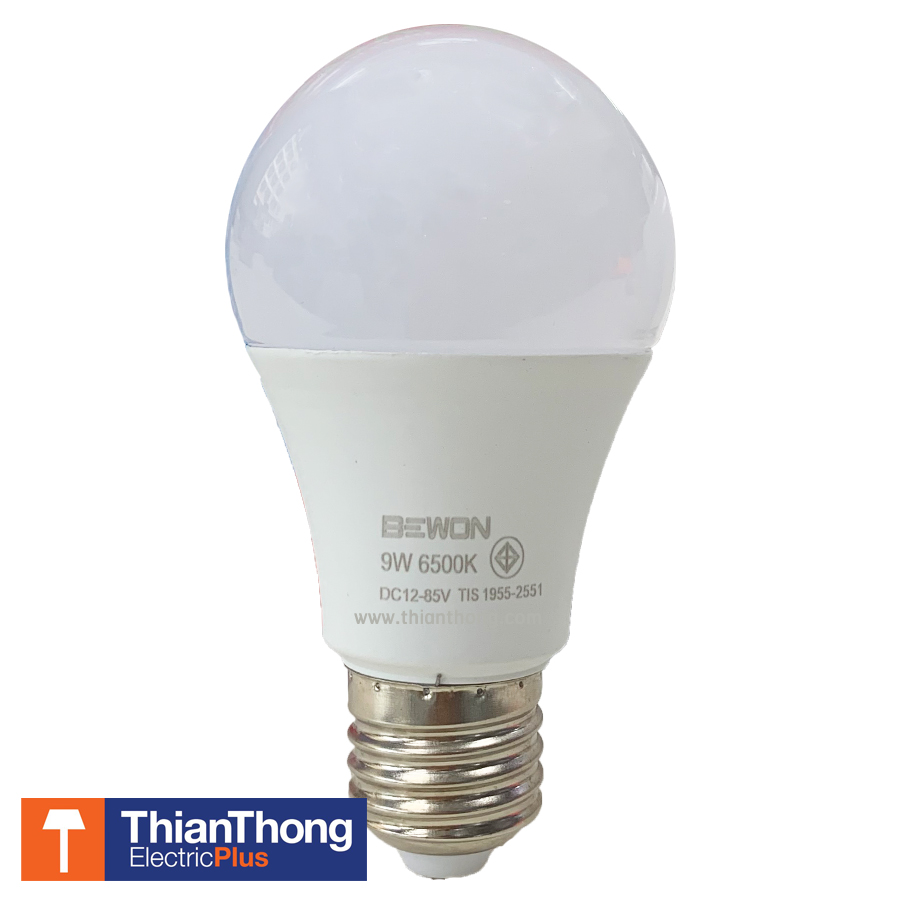 Bewon หลอดไฟ LED บีวัน DC12V-85V 9W ขั้ว E27 BW9DC