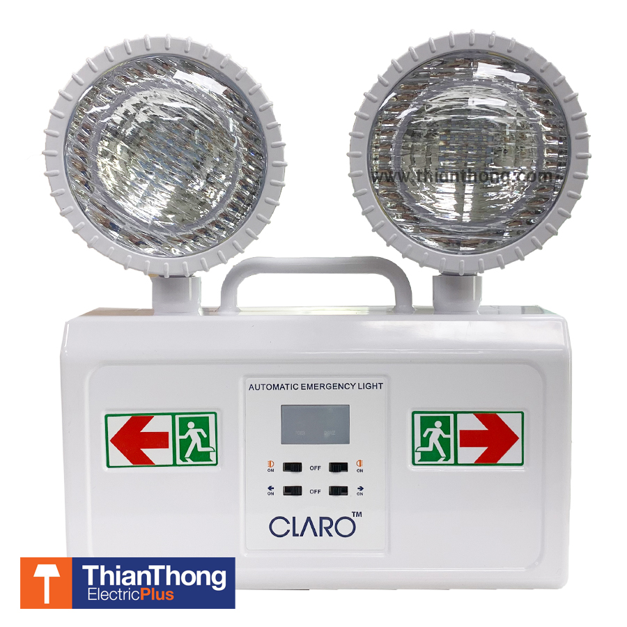 CLARO ไฟฉุกเฉิน Emergency Light LED 2x1.2W ELDC-30-6H 