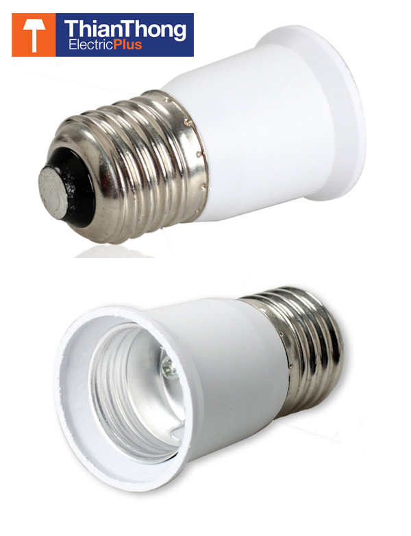 ขั้วแปลง ขั้วหลอดไฟ E27 Extend Adapter สำหรับเพิ่มความยาว 65mm.