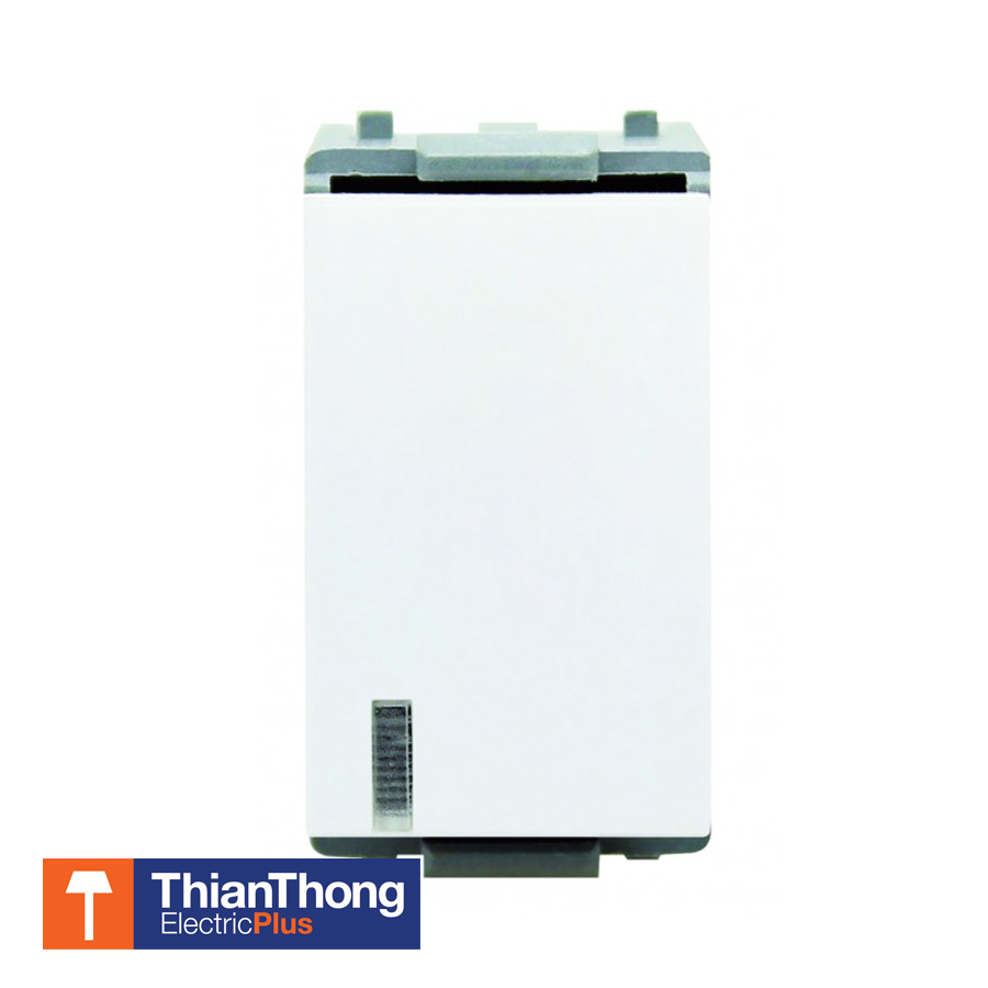 HACO สวิตช์สองทางมีไฟสัญญาณสีฟ้า ฮาโก้ 2 Way Switch with Lamp W2711L2