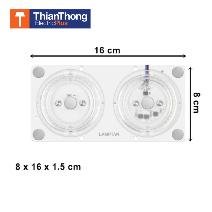 Lamptan แผงไฟ โมดู LED Mini Module 36W แสงขาว สำหรับใช้แทนนีออนกลม โคมไฟซาลาเปา
