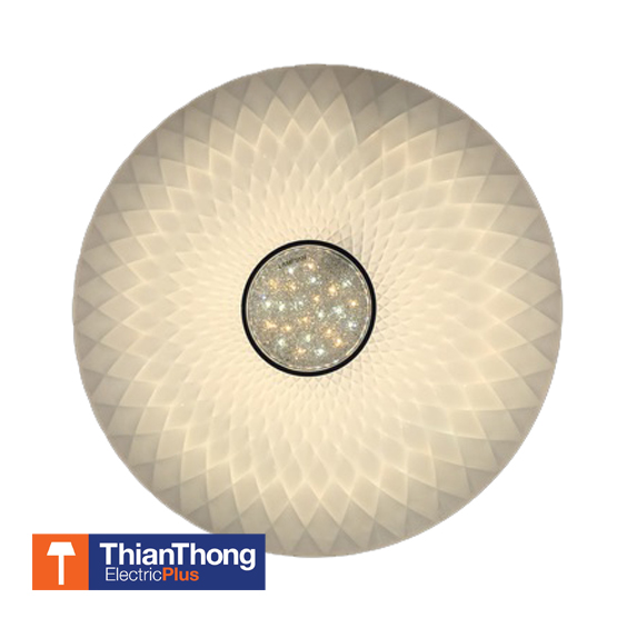 Lamptan LED โคมไฟซาลาเปาเพดานแลมป์ตั้น Multi-Smart Ceiling Light รุ่น FLORET 60W พร้อมรีโมทควบคุม
