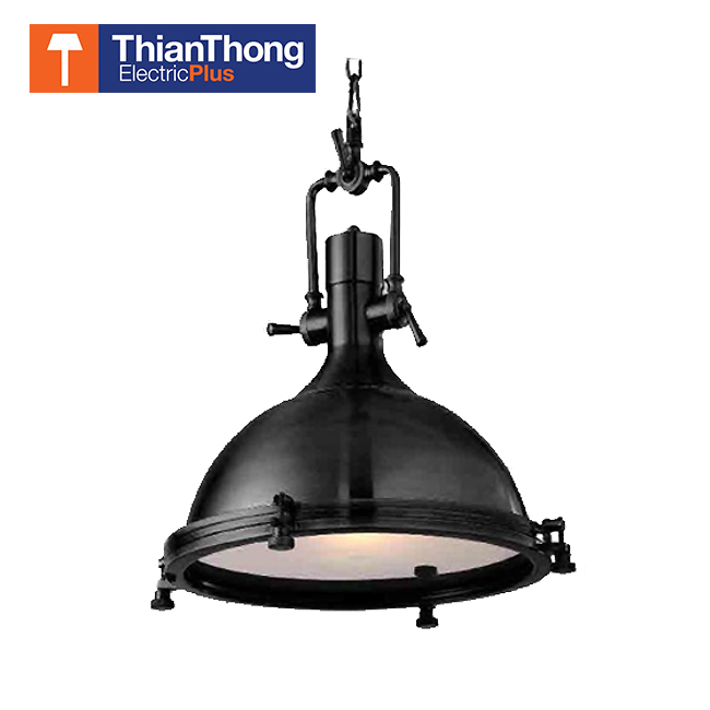 โคมไฟห้อย โคมเพดาน Loft Style Pendant Lamp TT-CH-7269/1-BK สีดำ