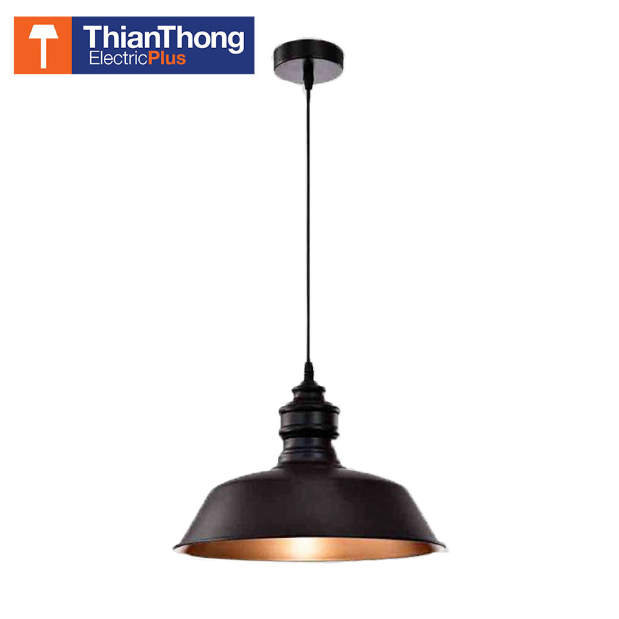 โคมไฟห้อย โคมเพดาน Loft Style Pendant Lamp TT-CH-7418/1 สีดำ