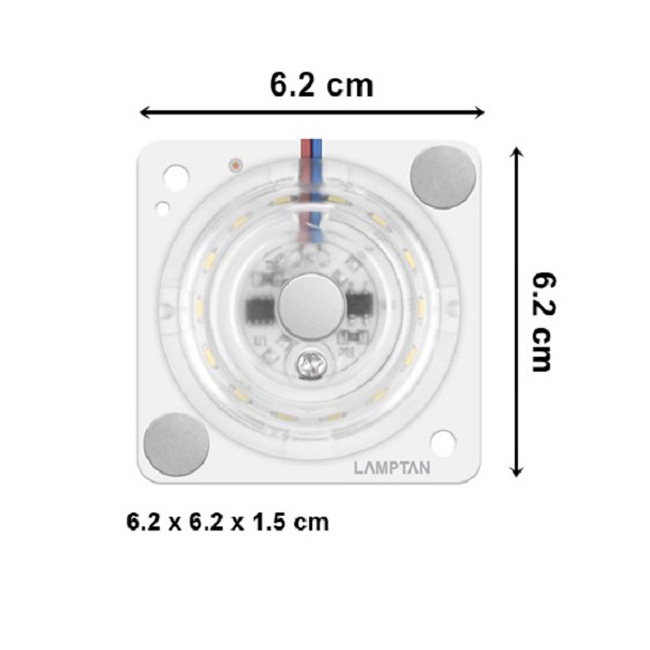 Lamptan แผงไฟโมดู LED Mini Module 12W แสงขาว สำหรับใช้แทนนีออนกลม และอเนกประสงค์