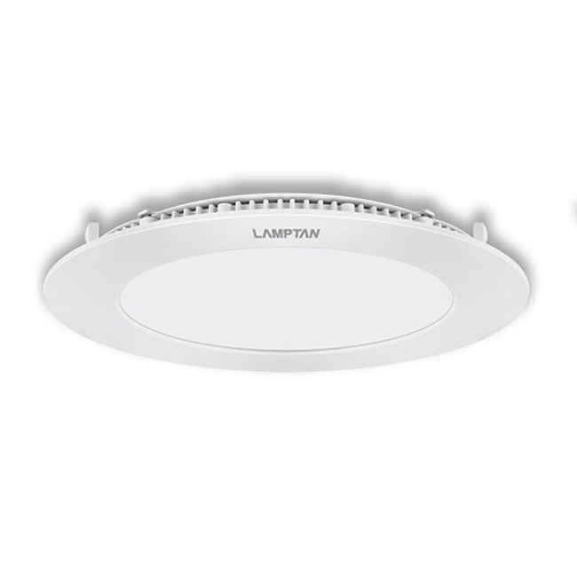 Lamptan โคมไฟดาวน์ไลท์ พาแนลกลม แลมป์ตั้น LED Panel Downlight Ultra Slim Circle 9W 6 นิ้ว