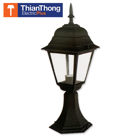 โคมไฟ หัวเสา Grand Classic Outdoor Lamp Post Light TTE-O-3005/S-BK Black สีดำ