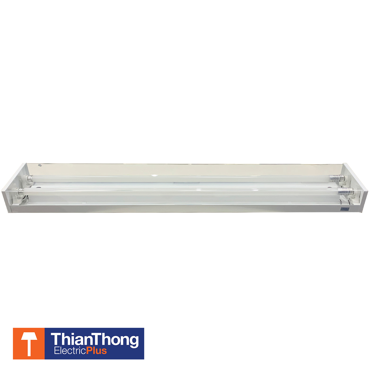 VCK โคมไฟนีออนติดลอย T8 X 2 ฝาพลาสติกใส 1200 mm. VCK022/240