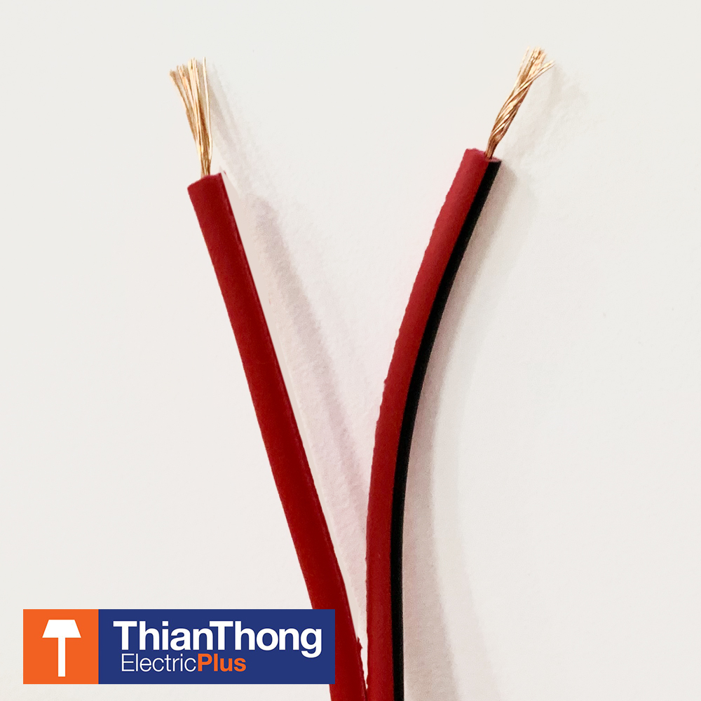 Sun สายไฟ แดงดำ - สายลำโพง Speaker Wire 10A สายคู่ ม้วนละ 60 เมตร