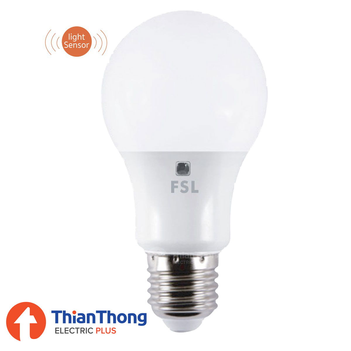 FSL หลอดไฟพร้อมเซ็นเซอร์ แสงอาทิตย์ เอฟเอสแอล LED Light Sensor 9W