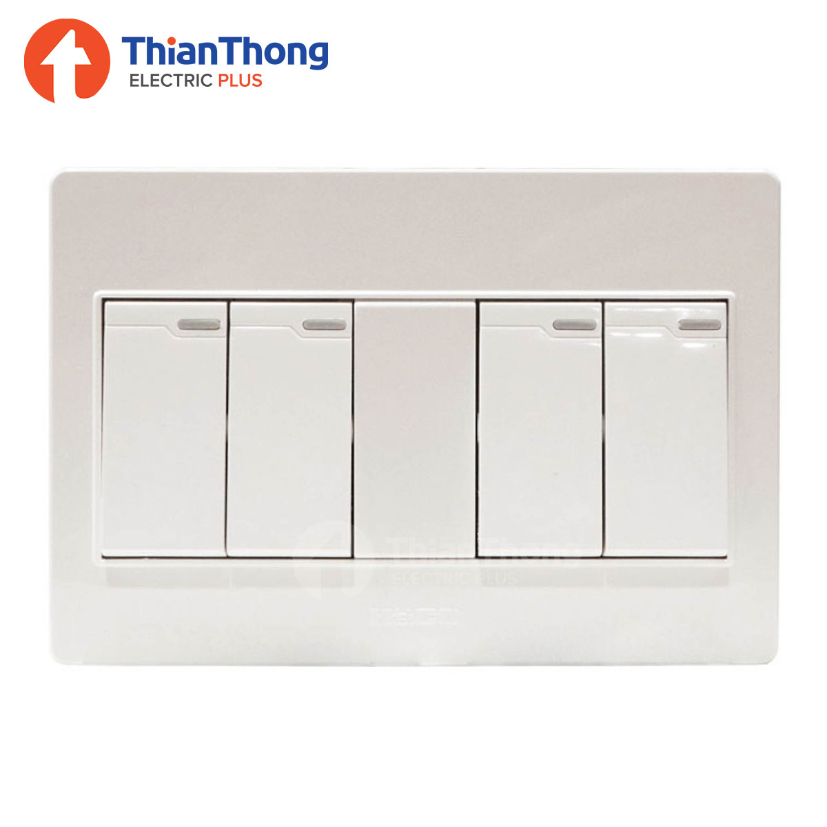 HACO สวิตช์ 1 ทาง 4 ช่อง ฮาโก้ แบบติดลอย M4N-S41