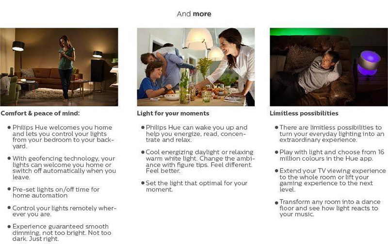 Philips Hue Starter Kit Philips Hue White And Color Ambiance Starter Kit 10W E27