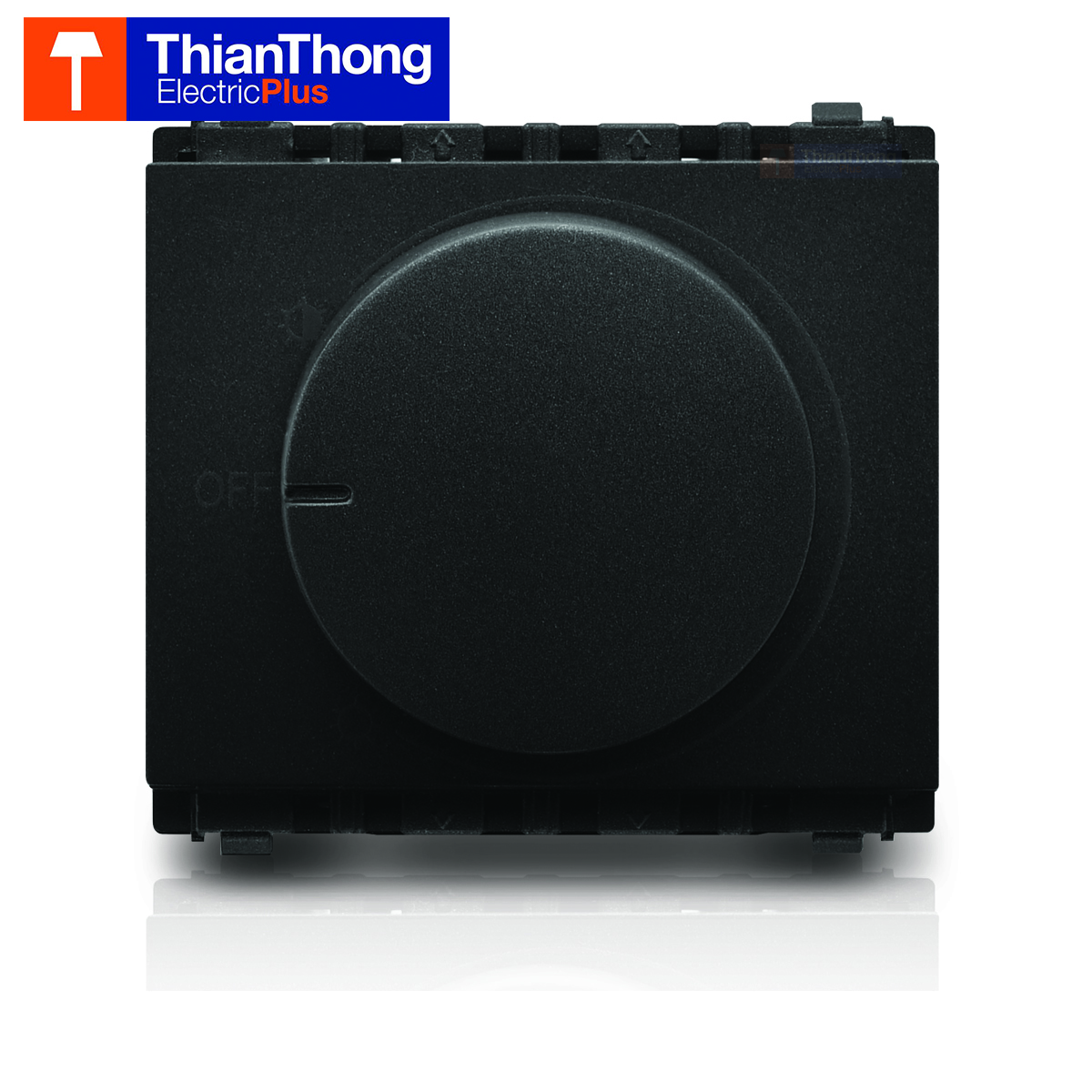 Philips สวิตซ์หรี่ไฟ ฟิลิปส์ 300W รุ่น ลีฟ LeafStyle 2M size dimmer switch 300W Black สีดำ