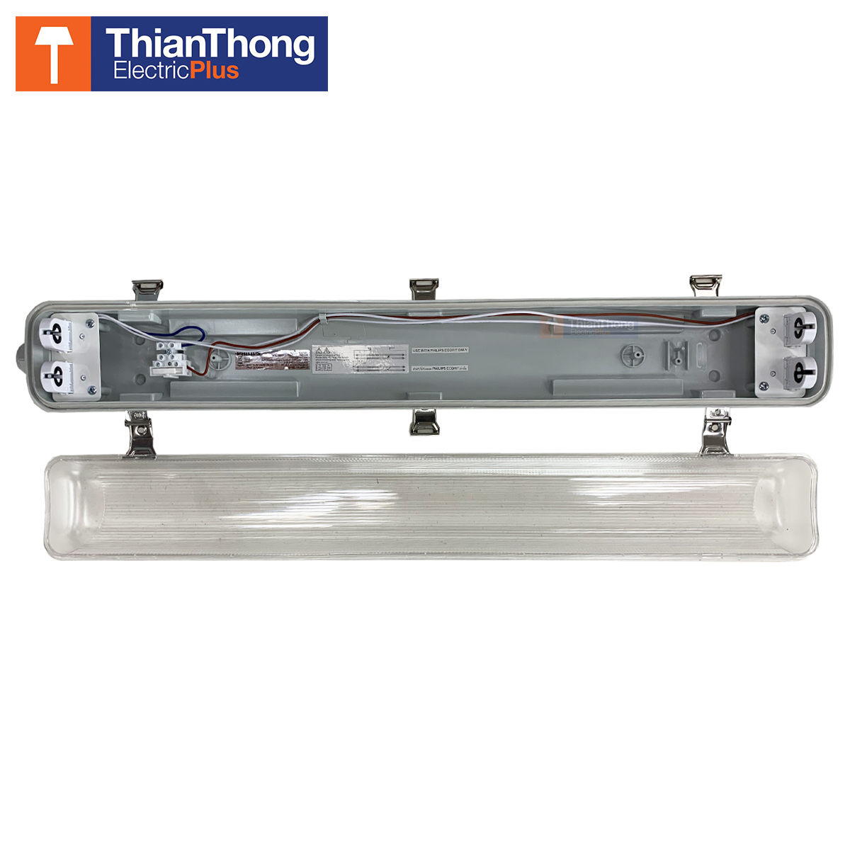 Philips โคมไฟกันน้ำกันฝุ่น ฟิลิปส์ Bare TLED Waterproof WT069C 2 x 600 mm. 