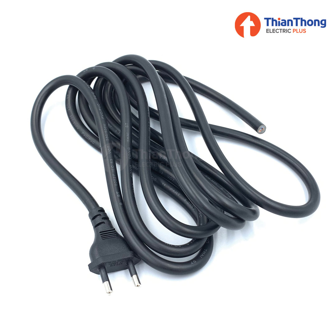 Bewon สายไฟพร้อมปลั๊ก บีวัน VCT 2x1.5 sq.mm. with plug ความยาว 3 เมตร