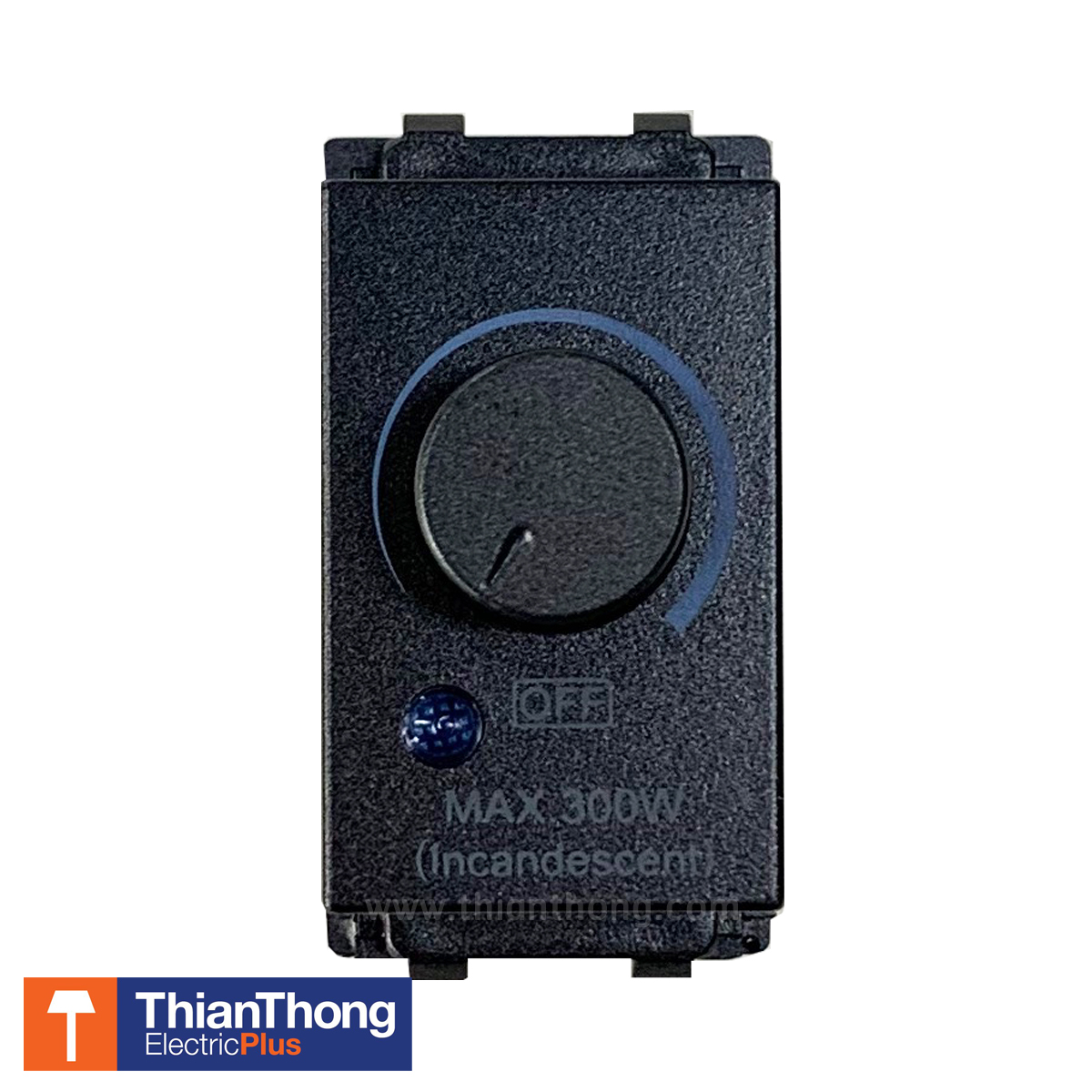 Chang สวิตช์หรี่ไฟ ตราช้าง รุ่น DCH-509C - BK Black สีดำ 300W