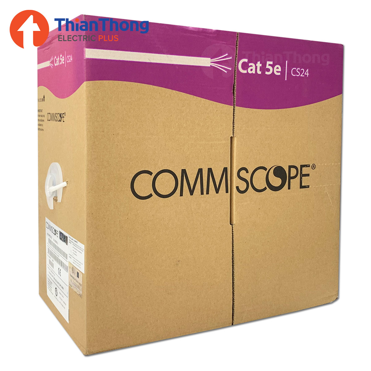 CommScope สายแลน สายสัญญาณข้อมูล CAT5e UTP Cable,CM (305m/Box) 6-219590-2