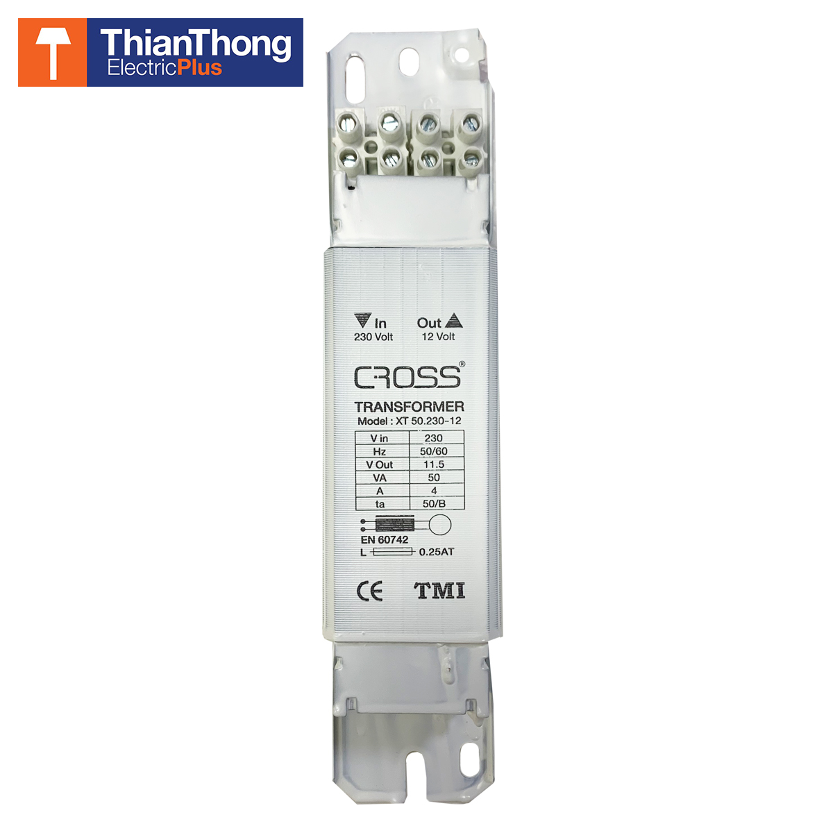 Gata Cross บัลลาสต์ขดลวด ครอส กาต้า Ballast Transformer 12V 50W 