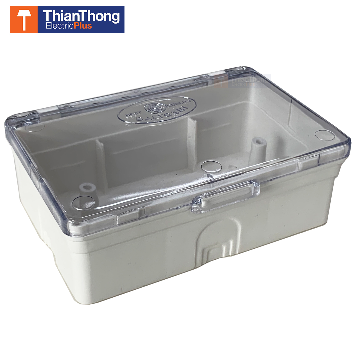 Daitoshi บ๊อกลอยกันน้ำ 2x4 แบบมีฝาปิด ชนิดฝาใส แนวนอน Clear Box Switch