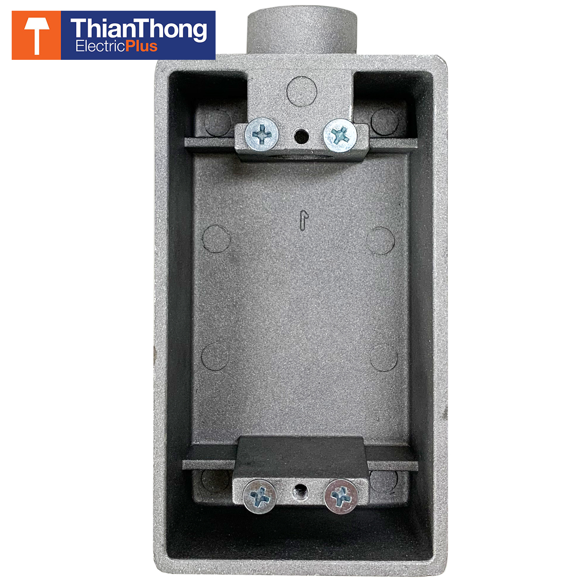 FS Box บล็อกลอย 2x4 แบบ 1 ทาง ขนาดรู 1/2 แนวตั้งใช้กับฝากันน้ำพานาโซนิค F.S. R/T-V