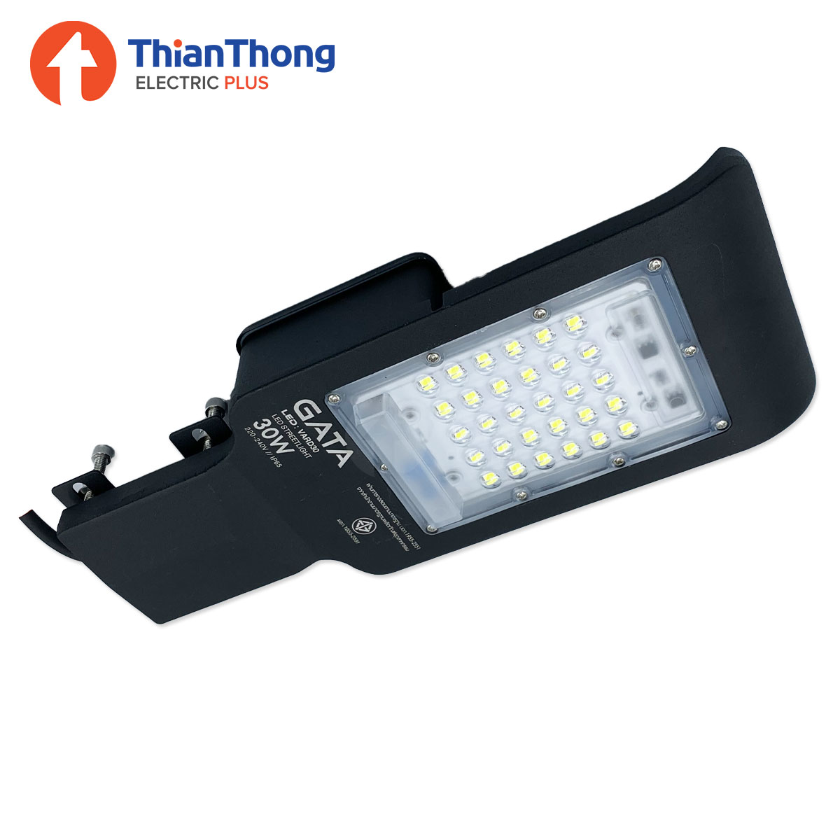 Gata โคมถนน LED กาต้า Streetlight LED Vard30 30W 6500K พร้อมขายึดภายในชุด