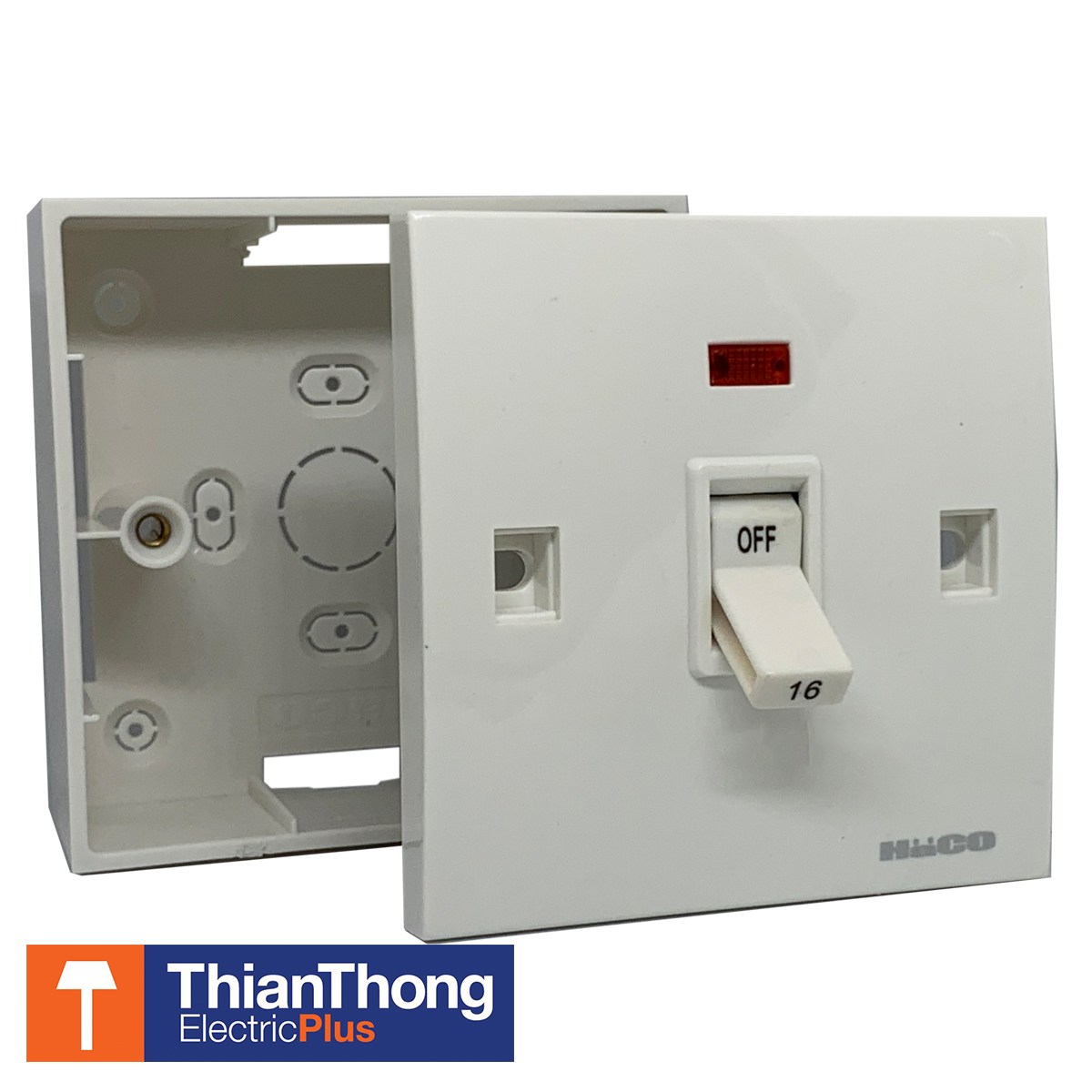 HACO เบรกเกอร์พร้อมกล่องลอย ฮาโก้ Automatic Breaker 16A WS16