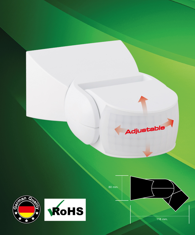 Hi-Tek อุปกรณ์ตรวจจับความเคลื่อนไหว ไฮเทค Infrared motion sensor HEMX01200S