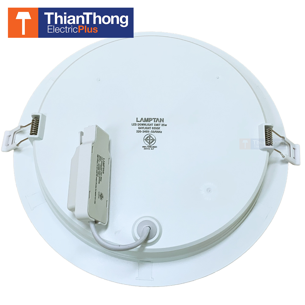 Lamptan โคมไฟดาวน์ไลท์ กลม แลมป์ตั้น LED Downlight Emit Circle 8