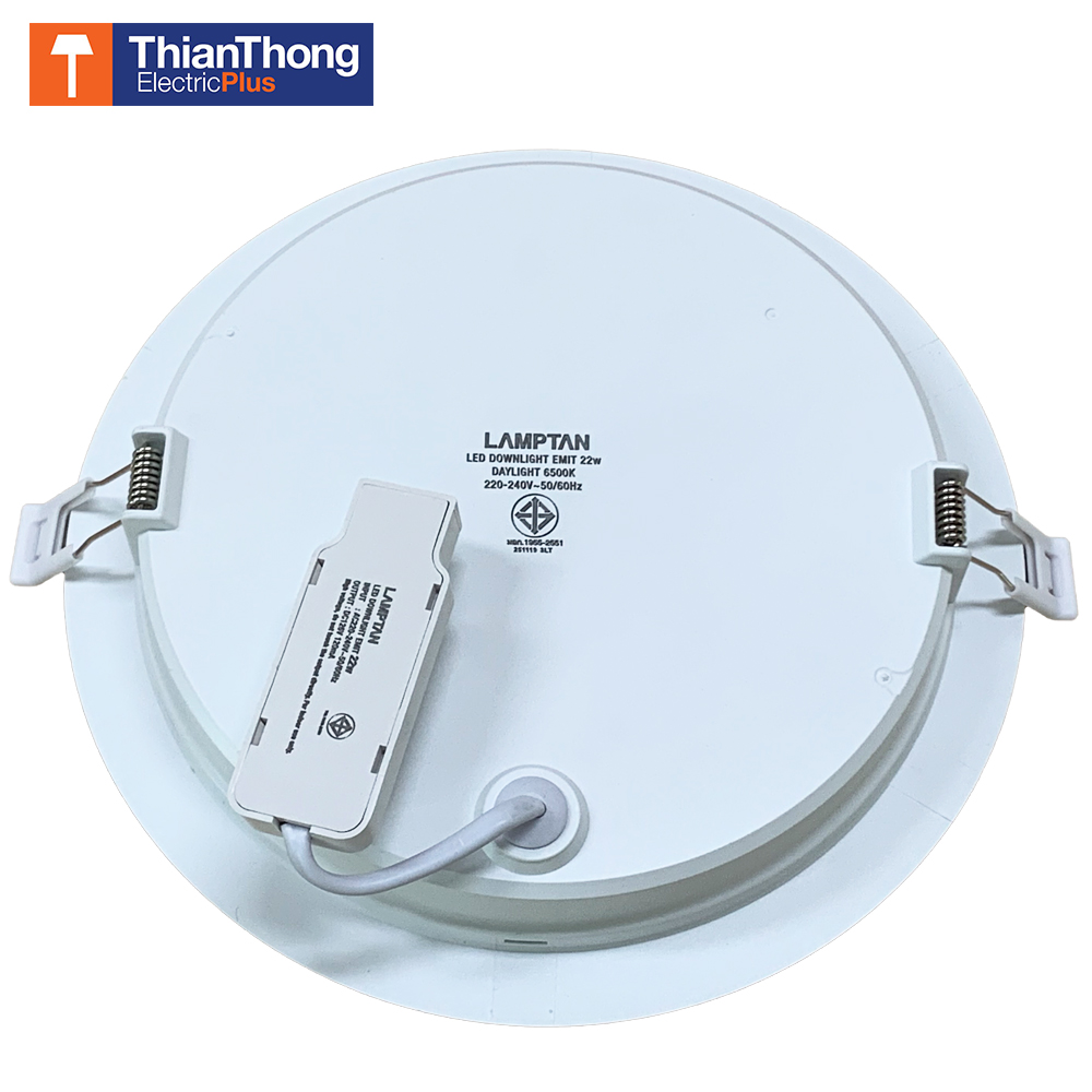 Lamptan โคมไฟดาวน์ไลท์ กลม แลมป์ตั้น LED Downlight Emit Circle 8