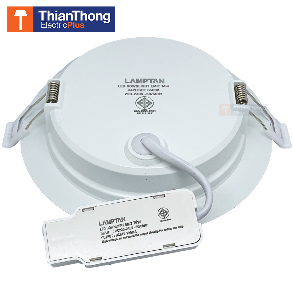 Lamptan โคมไฟดาวน์ไลท์ แลมป์ตั้น LED Downlight Emit Circle 6
