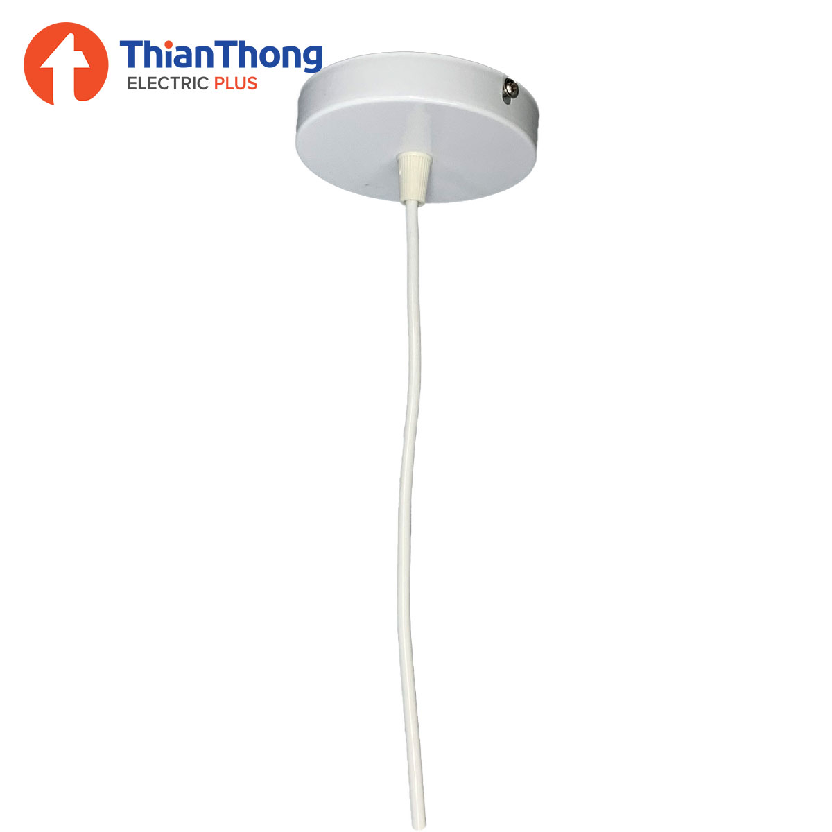 Lighting Plus โคมไฟห้อย ทรงเพชร สีขาว ผ้าน้ำตาล Pendant Lamp White TT-WBR-10
