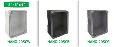 Nano กล่องกันน้ำพลาสติก ฝาใส นาโน Junction Water Proof Box NANO-205C
