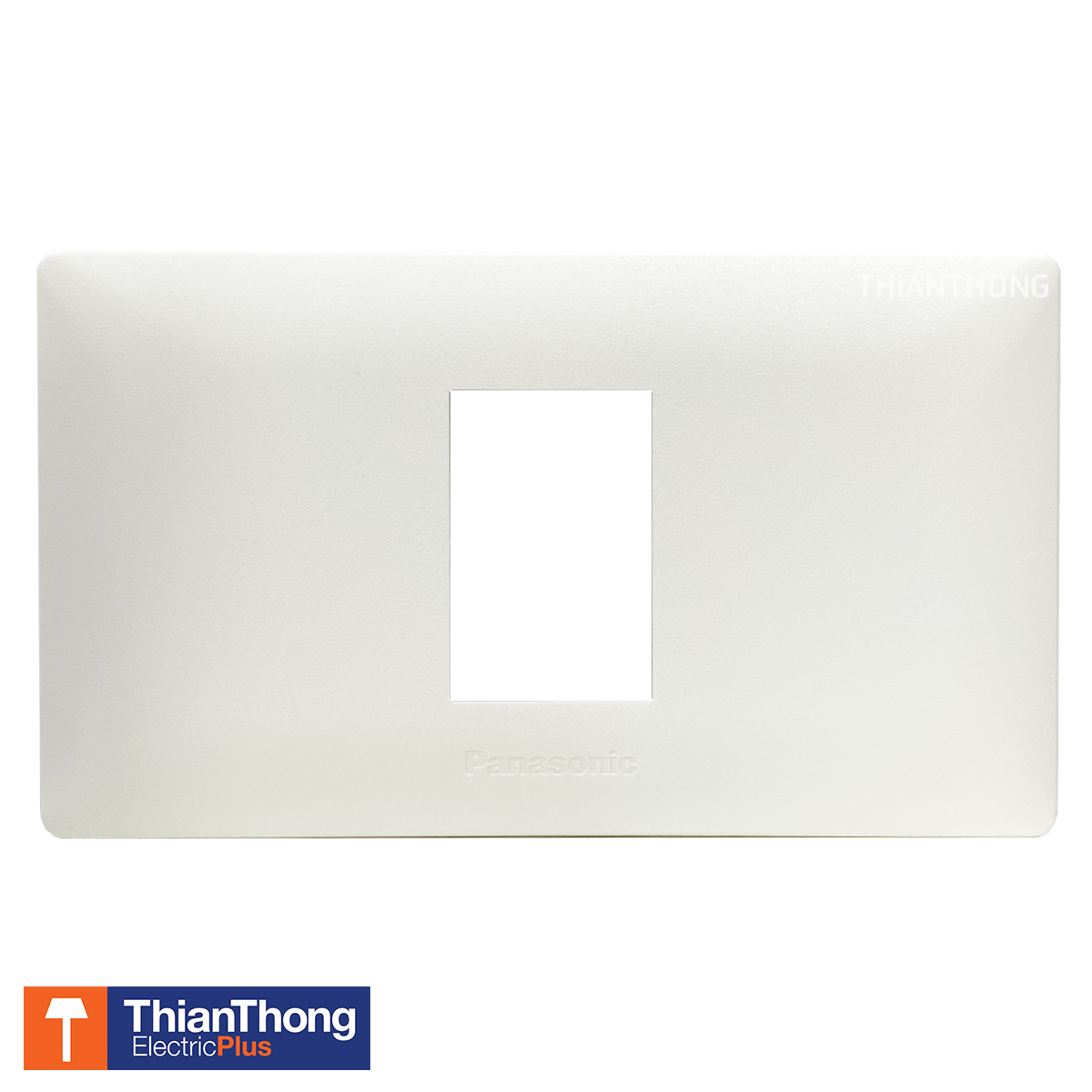 Panasonic ฝา 1 ช่อง พานาโซนิค รุ่น อินนิชิโอ Plate 1-Gang 1-Device INITIO WEGN6801 สีขาว