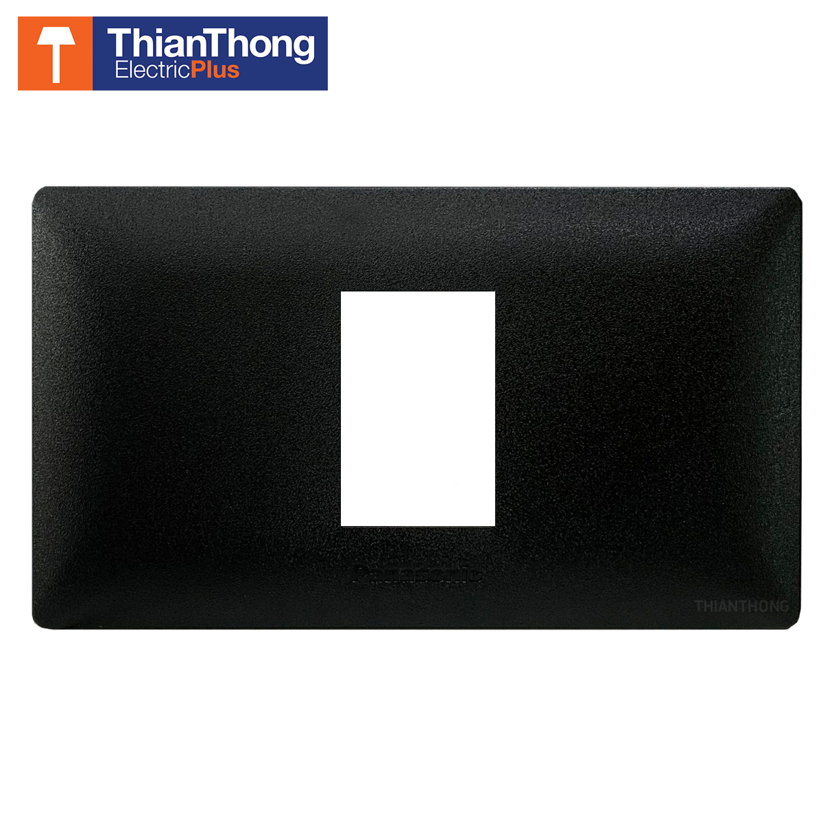 Panasonic ฝา 1 ช่อง พานาโซนิค รุ่น อินนิชิโอ Plate 1-Gang 1-Device INITIO WEGN6801B สีดำ Black