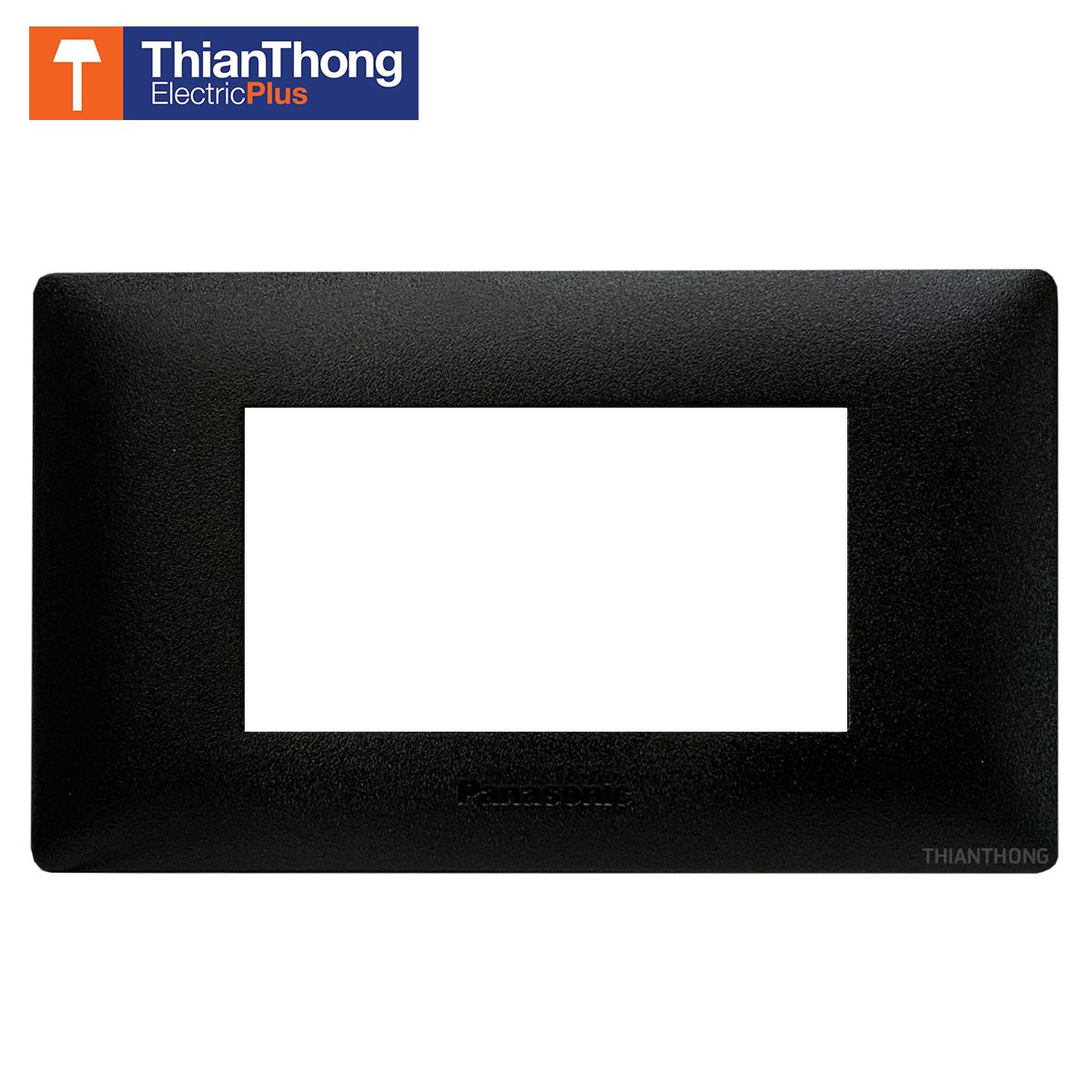 Panasonic ฝา 3 ช่อง พานาโซนิค รุ่น อินนิชิโอ Plate 1-Gang 3-Device INITIO WEGN6803B สีดำ Black