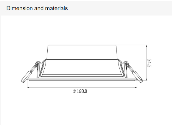 Panasonic โคมไฟดาวน์ไลท์ พานาโซนิค Downlight LED หน้ากลม ขนาด 6 นิ้ว 15W 