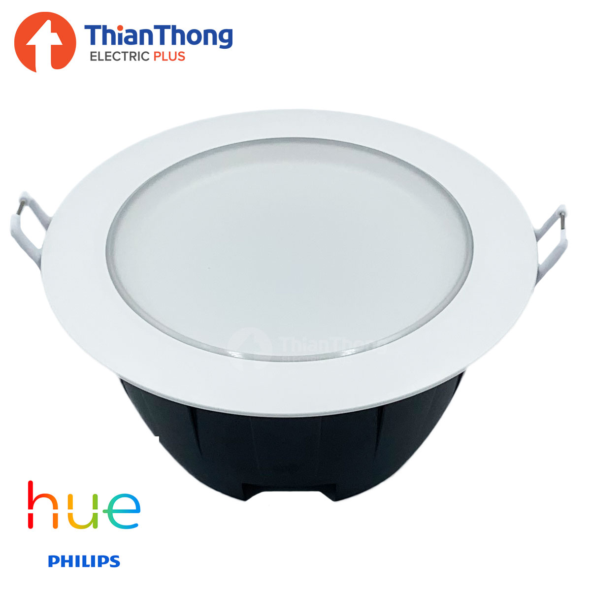 Philips Hue โคมไฟดาวน์ไลท์อัจฉริยะ ปรับแสงขาว - วอร์ม ฟิลิปส์ ฮิว White Ambiance LED Downlight 5 นิ้ว 7W